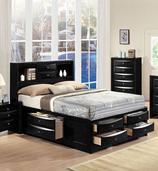 Acme Ireland Queen Storage Bed in Black 21610Q - Home Furniture And More (Brentwood, MD)