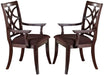 Acme Keenan Dining Arm Chairs (Set of 2) in Dark Walnut 60258 - Home Furniture And More (Brentwood, MD)