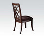 Acme Keenan Dining Side Chairs (Set of 2) in Dark Walnut 60257 - Home Furniture And More (Brentwood, MD)