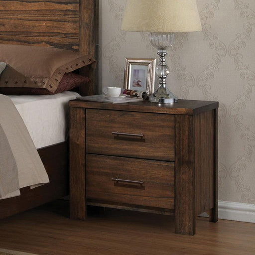 Acme Merrilee 2-Drawer Nightstand in Oak 21683 - Home Furniture And More (Brentwood, MD)