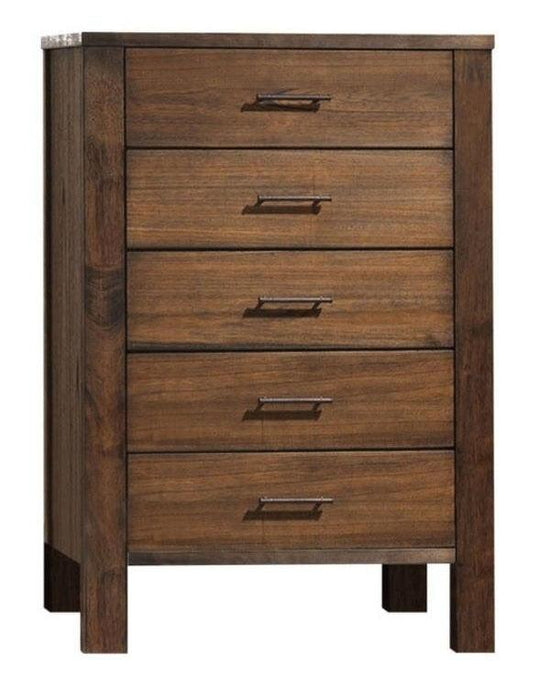 Acme Merrilee 5-Drawer Chest in Oak 21686 - Home Furniture And More (Brentwood, MD)