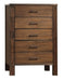Acme Merrilee 5-Drawer Chest in Oak 21686 - Home Furniture And More (Brentwood, MD)