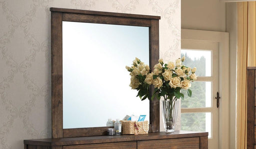 Acme Merrilee Landscape Mirror in Oak 21684 - Home Furniture And More (Brentwood, MD)