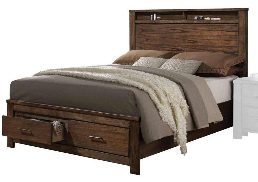 Acme Merrilee King Storage Bed in Oak 21677EK - Home Furniture And More (Brentwood, MD)