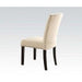 Acme Nolan Side Chair (Set of 2) in Linen/Weathered Black 72852 - Home Furniture And More (Brentwood, MD)
