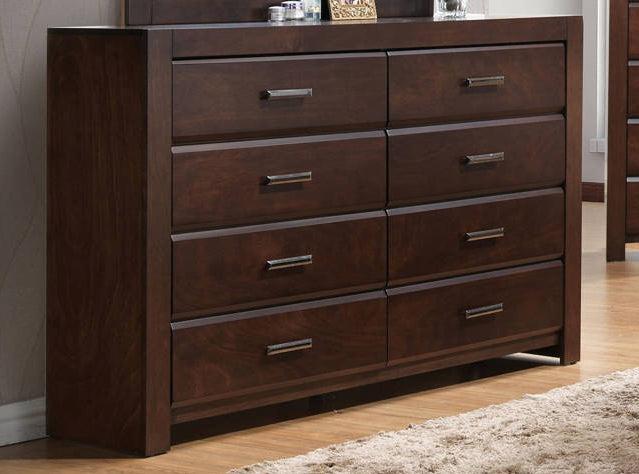 Acme Oberreit 8 Drawer Dresser in Walnut 25795 - Home Furniture And More (Brentwood, MD)