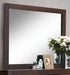 Acme Oberreit Mirror in Walnut 25794 - Home Furniture And More (Brentwood, MD)