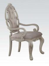 Acme Ragenardus Arm Chair in Antique White (Set of 2) 61283 - Home Furniture And More (Brentwood, MD)