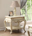 Acme Ragenardus End Table in Antique White 86022 - Home Furniture And More (Brentwood, MD)