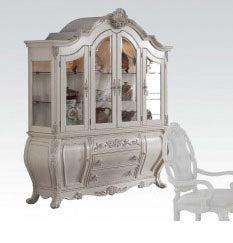 Acme Ragenardus Hutch and Buffet in Antique White 61284 - Home Furniture And More (Brentwood, MD)