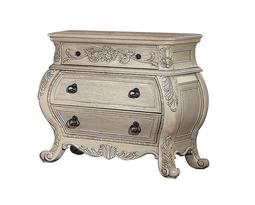 Acme Ragenardus Nightstand in Antique White 27013 - Home Furniture And More (Brentwood, MD)