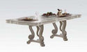 Acme Ragenardus Rectangular Dining Table in Antique White 61280 - Home Furniture And More (Brentwood, MD)