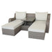 Acme Salena Sofa Bed with Coffee Table in Beige/Gray 45010 - Home Furniture And More (Brentwood, MD)