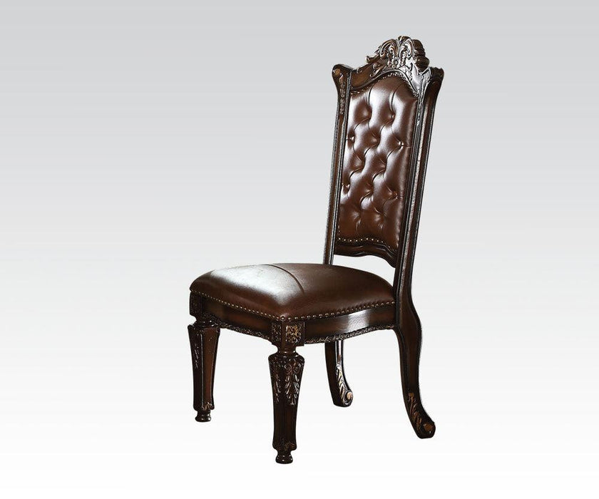 Acme Vendome Dining Side Chair with Leather-Like Uphostery (Set of 2) 62004 - Home Furniture And More (Brentwood, MD)