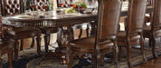 Acme Vendome Double Pedestal Dining Table with Two Leaves in Cherry 62000 - Home Furniture And More (Brentwood, MD)