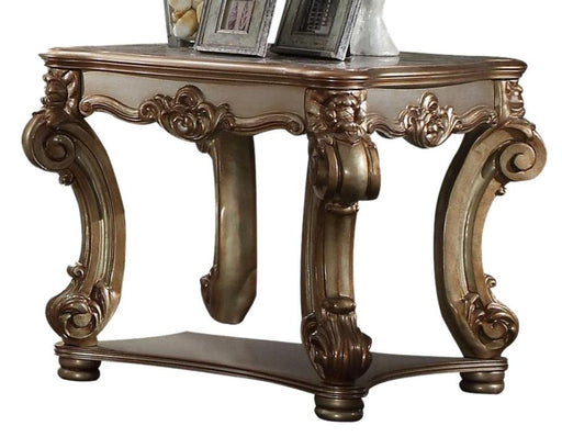 Acme Vendome End Table in Gold Patina 83121 - Home Furniture And More (Brentwood, MD)