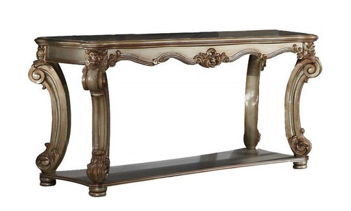 Acme Vendome Sofa Table in Gold Patina 83002 - Home Furniture And More (Brentwood, MD)