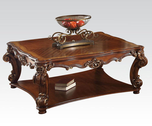 Acme Vendome Square Coffee Table in Cherry 82002 - Home Furniture And More (Brentwood, MD)