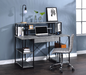 Amiel Faux Concrete & Black Desk - Home Furniture And More (Brentwood, MD)