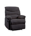 Arcadia Black Woven Fabric Recliner (Motion) - Home Furniture And More (Brentwood, MD)