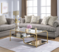 Astrid Gold & Mirror Coffee Table - Home Furniture And More (Brentwood, MD)