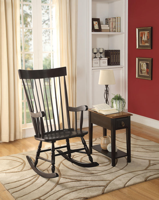 Arlo Black Rocking Chair - Home Furniture And More (Brentwood, MD)