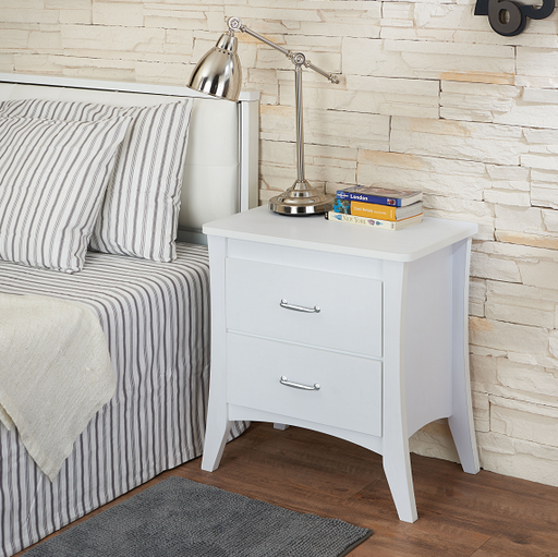 Babb White Accent Table - Home Furniture And More (Brentwood, MD)