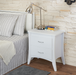 Babb White Accent Table - Home Furniture And More (Brentwood, MD)