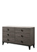 Avantika Faux Marble & Rustic Gray Oak Dresser - Home Furniture And More (Brentwood, MD)