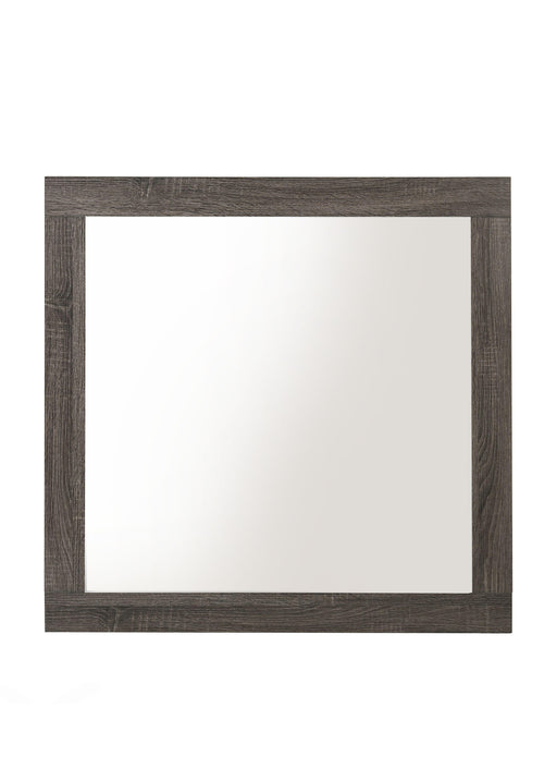 Avantika Rustic Gray Oak Mirror - Home Furniture And More (Brentwood, MD)