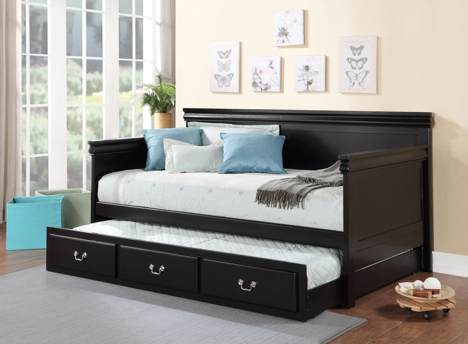 Bailee Black Daybed (Twin Size) - Home Furniture And More (Brentwood, MD)