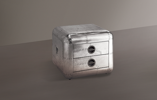 Brancaster Aluminum End Table - Home Furniture And More (Brentwood, MD)