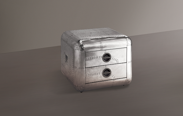 Brancaster Aluminum End Table - Home Furniture And More (Brentwood, MD)