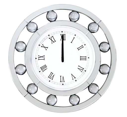 Boffa Mirrored Wall Clock - Home Furniture And More (Brentwood, MD)