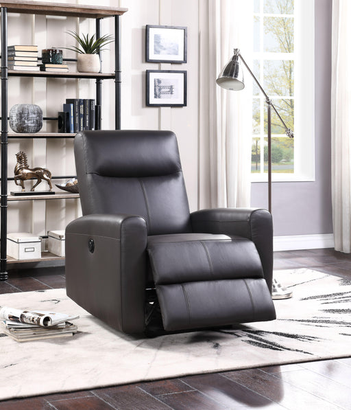 Blane Brown Top Grain Leather Match Recliner (Power Motion) - Home Furniture And More (Brentwood, MD)