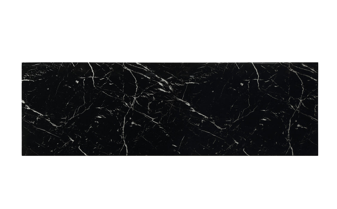 Brancaster Marble & Aluminum Bar Table - Home Furniture And More (Brentwood, MD)