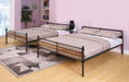 Brantley II Sandy Black & Dark Bronze Hand-Brushed Bunk Bed (Queen/Queen) - Home Furniture And More (Brentwood, MD)
