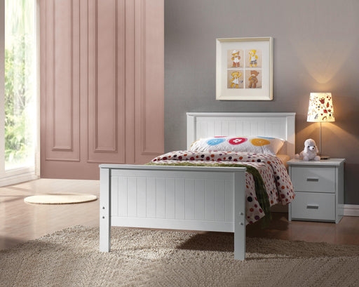 Bungalow White Twin Bed - Home Furniture And More (Brentwood, MD)