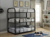 Cairo Sandy Black Bunk Bed (Triple Full) - Home Furniture And More (Brentwood, MD)