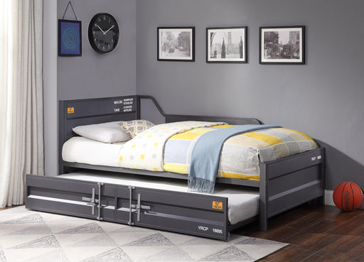 Cargo Gunmetal Daybed & Trundle (Twin Size) - Home Furniture And More (Brentwood, MD)