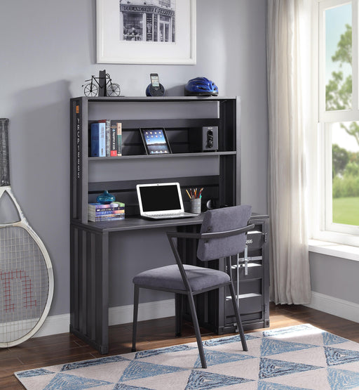 Cargo Gunmetal Desk & Hutch - Home Furniture And More (Brentwood, MD)