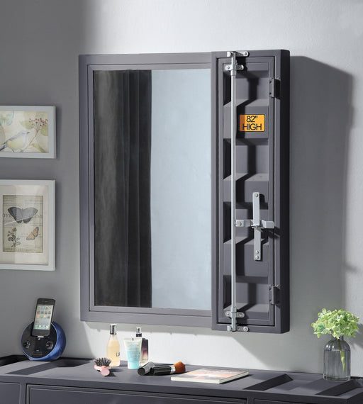 Cargo Gunmetal Vanity Mirror - Home Furniture And More (Brentwood, MD)
