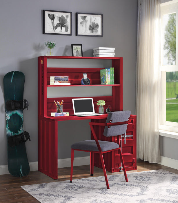 Cargo Red Desk & Hutch - Home Furniture And More (Brentwood, MD)
