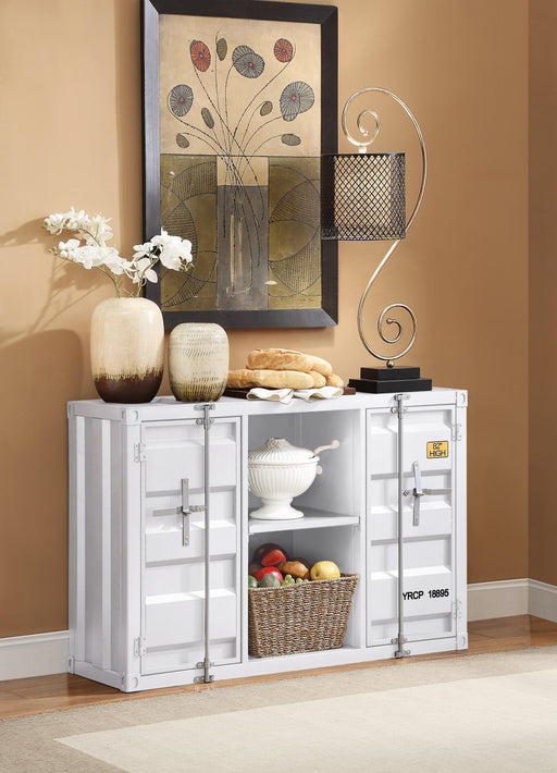 Cargo White Server - Home Furniture And More (Brentwood, MD)