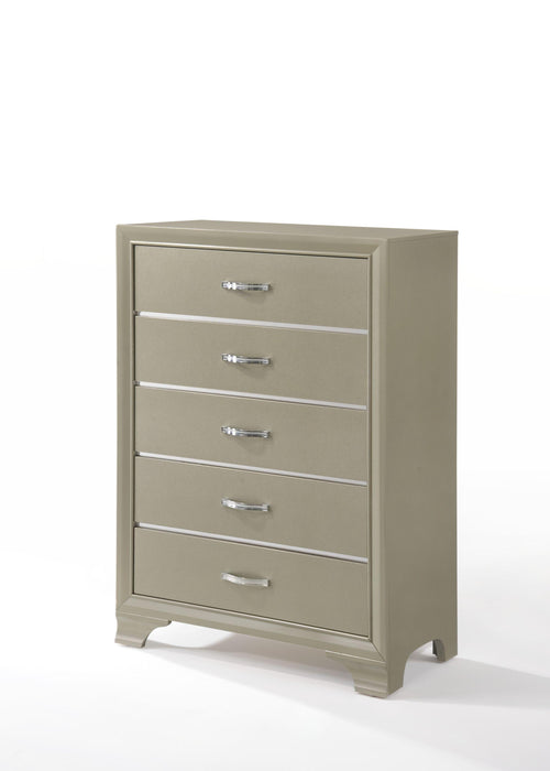 Carine Champagne Chest - Home Furniture And More (Brentwood, MD)