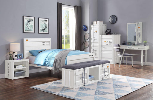 Cargo White Twin Bed - Home Furniture And More (Brentwood, MD)