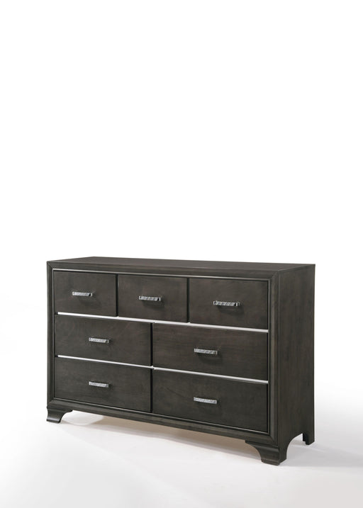 Carine II Gray Dresser - Home Furniture And More (Brentwood, MD)