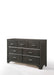 Carine II Gray Dresser - Home Furniture And More (Brentwood, MD)