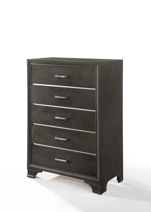 Carine II Gray Chest - Home Furniture And More (Brentwood, MD)