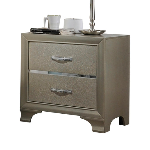 Carine Champagne Nightstand - Home Furniture And More (Brentwood, MD)